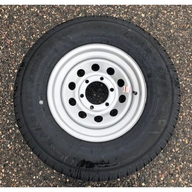 ST225/75R15 D/6H MOD Silver KR35 Kendra Wheel