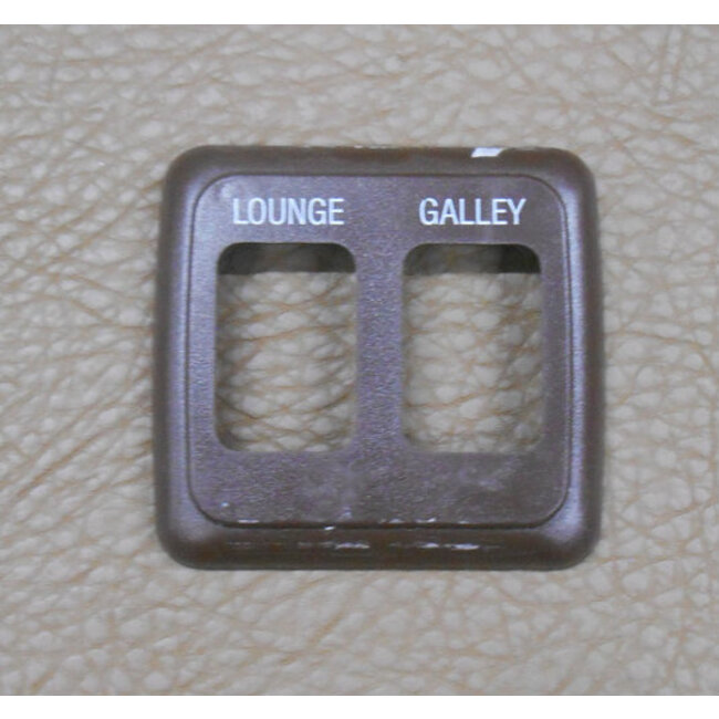 Double Switch Bezel (Brown)