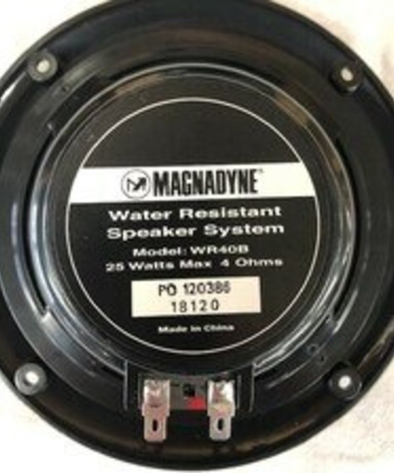 5" Magnadyne Marine Dual Cone Speakers 25 Watts Black