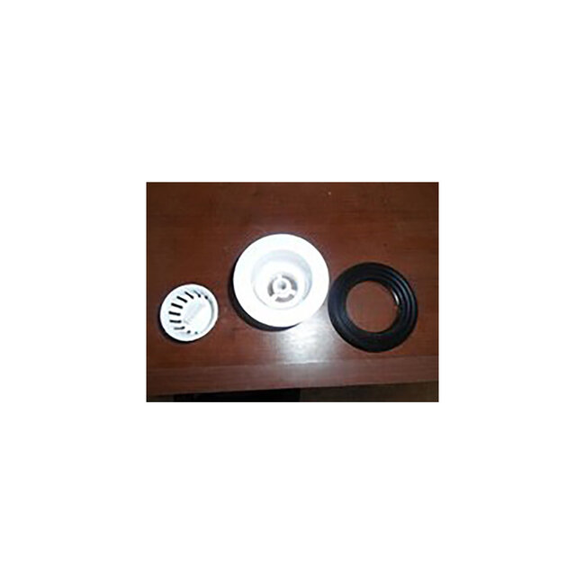 2-1/2" White Basket Strainer