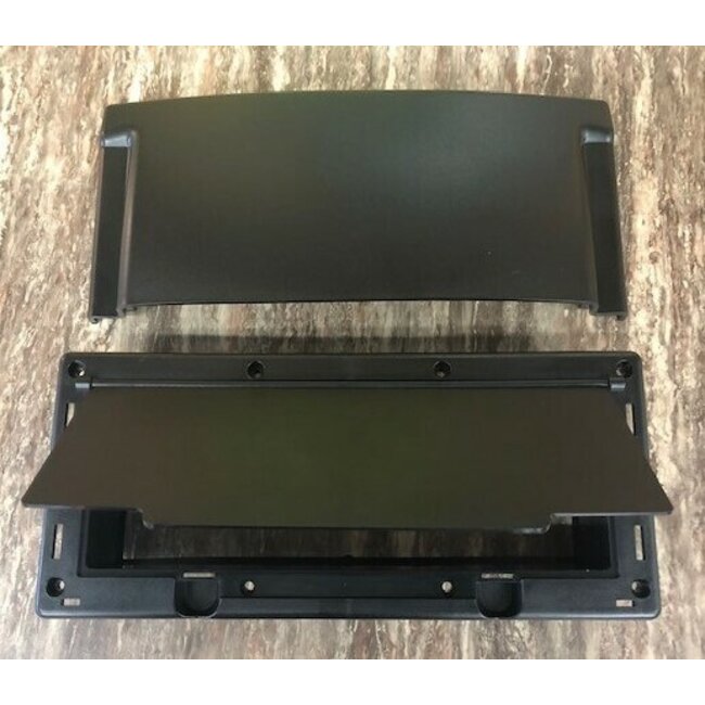 Glacier Outside Black Stove Vent