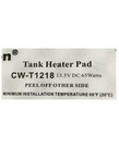 Heating Pad for Tanks
