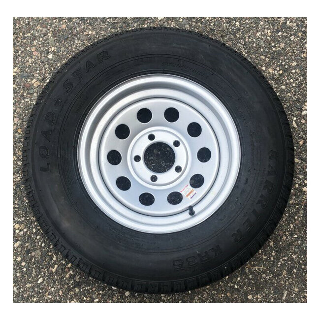 ST205/75R14 C/5H MOD Silver KR (Load Range C) Wheel