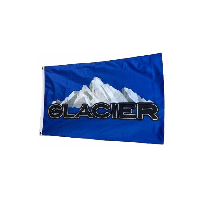 Glacier Two Sided 3x5 Flag