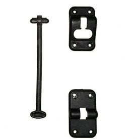 6" Black Door Holder Kit