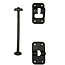 6" Black Door Holder Kit
