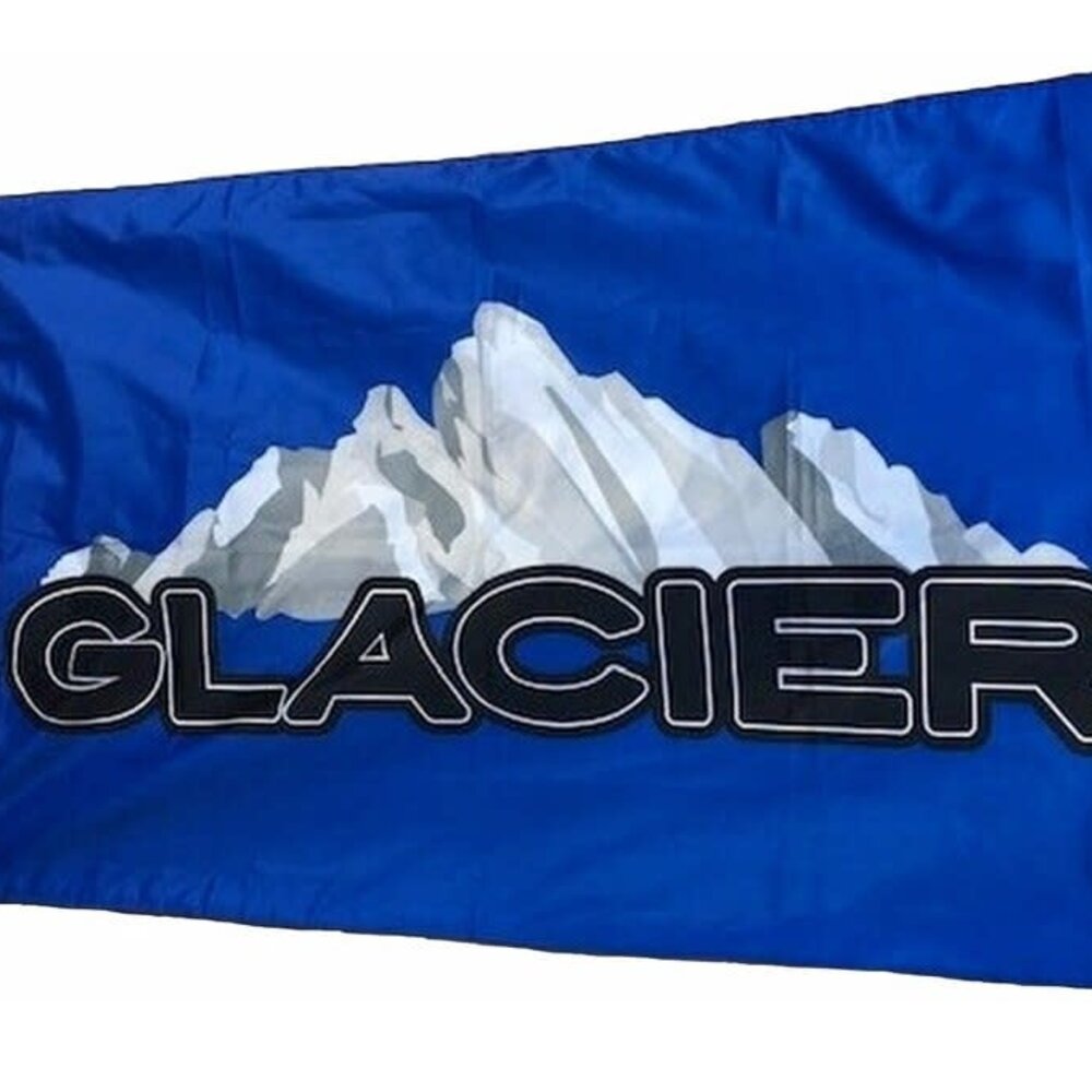 Glacier Two Sided 3x5 Flag