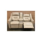 Allure Furniture 65" Scamper Linen  Theater Seating - Power Recline & USB Ports
