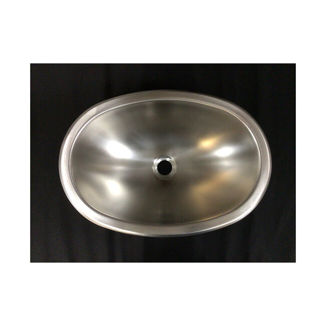 12X17 Stainless Steel Oval Sink
