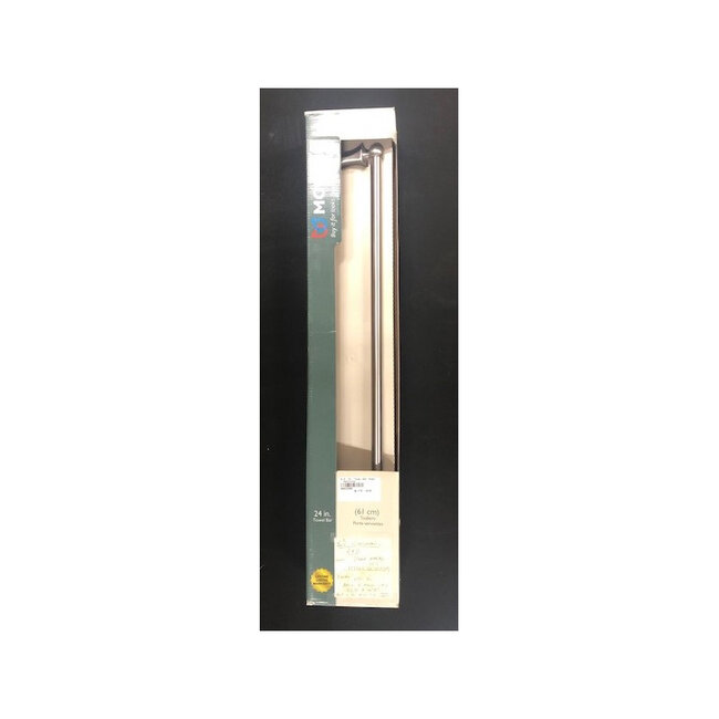Brushed Nickel 24" Towel Bar Moen