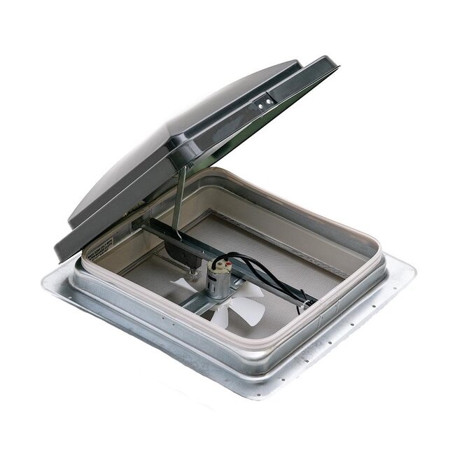 RV Roof Vent Fan 12V - 14" - Smoke Color