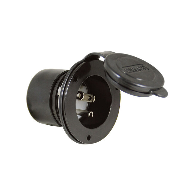 15AMP/125V Black Inlet