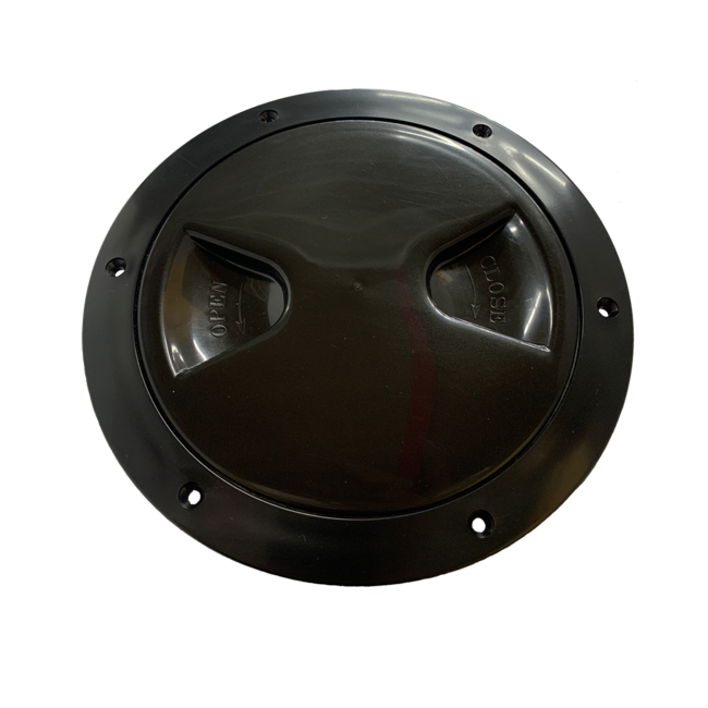 6" Black Access Hole Cover