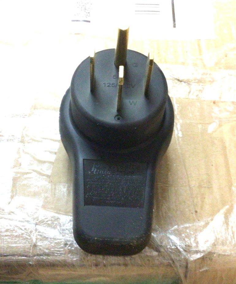 50Amp to 2 15Amp Outlet Adapter