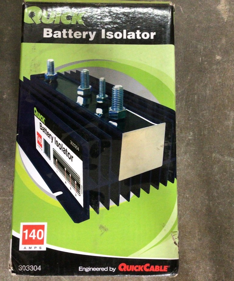 Quick Cable 303304 140 Amp Battery Isolator Quick Cable 303304 140 Amp Battery Isolator