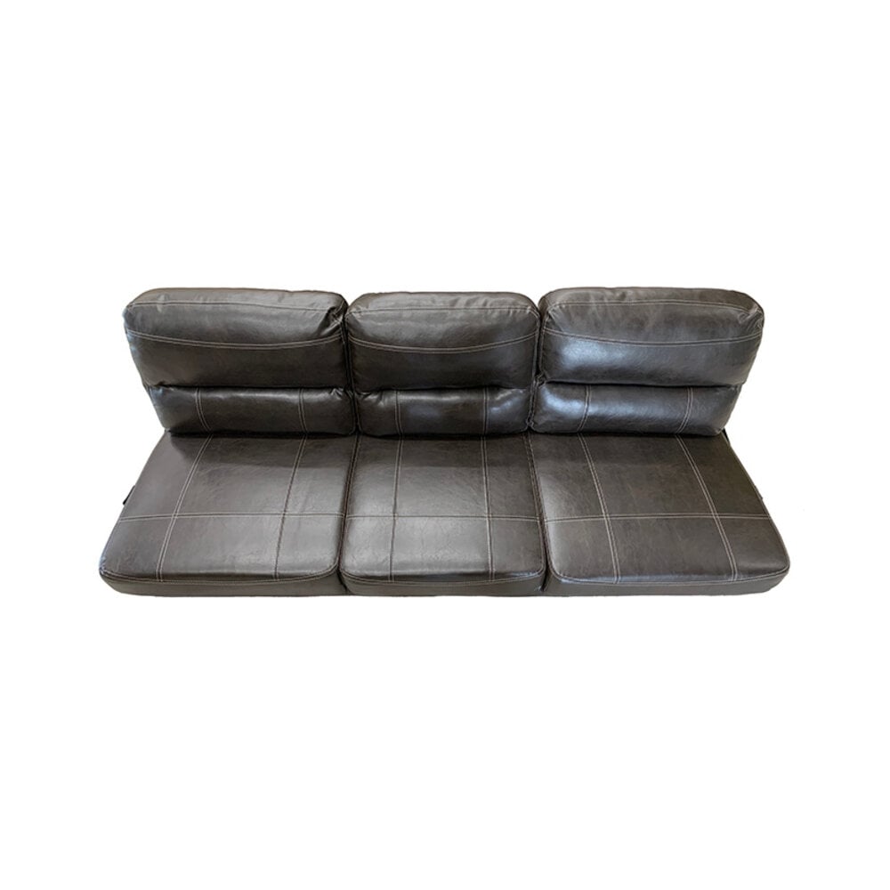 72" RV Jackknife Sofa With Light Up Cupholder - Brown