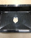 25x17x 6 3/4 Black Rectangle Sink