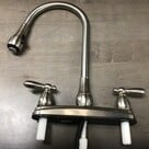 Kitchen Faucet with Spray Head Brushed Nickel Finish