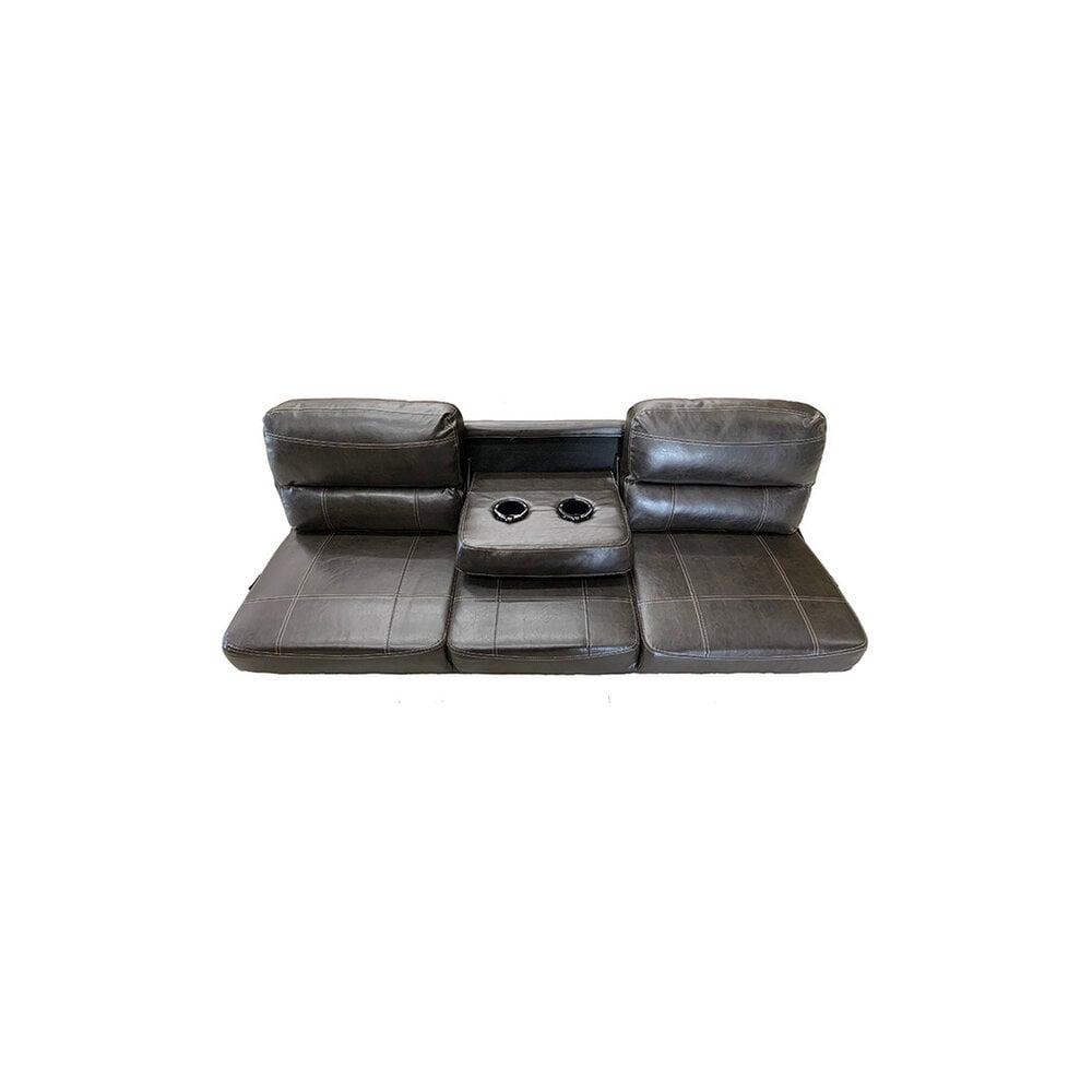 72" RV Jackknife Sofa With Light Up Cupholder - Brown