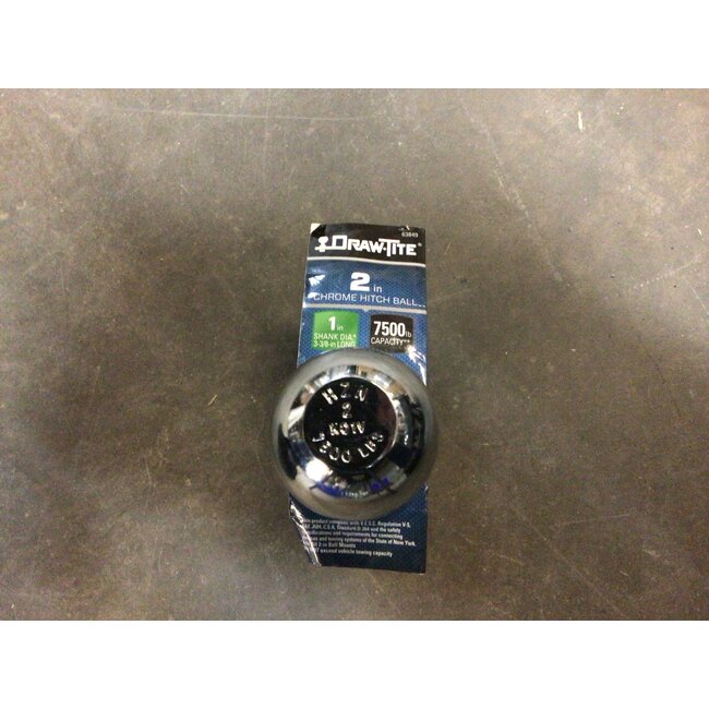 2”x.75”x3.125” Hitch Ball 63849