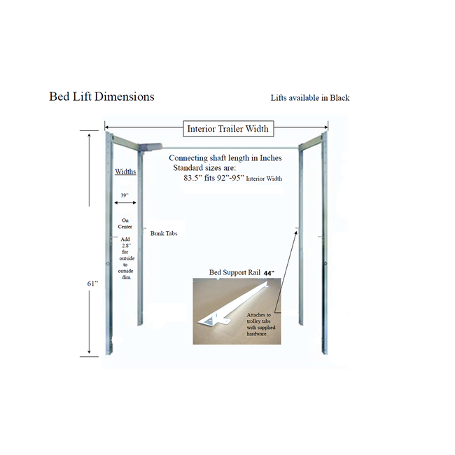 42" Happijac Electric Bed Lift