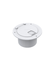 3.5"Circular White cable hatch SFCH1-052-03