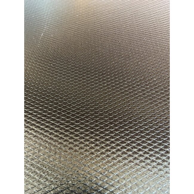 .030" Black Small Diamond Plate 4'x8' Aluminum Sheet w/ PVC Film