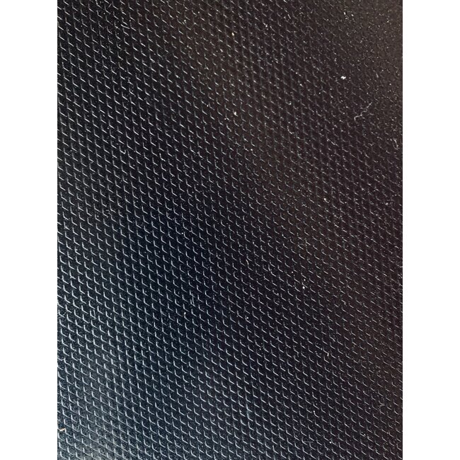 .030" Black Small Diamond Plate 4'x8' Aluminum Sheet w/ PVC Film