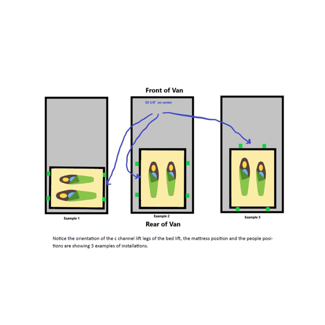 42" Happijac Electric Bed Lift
