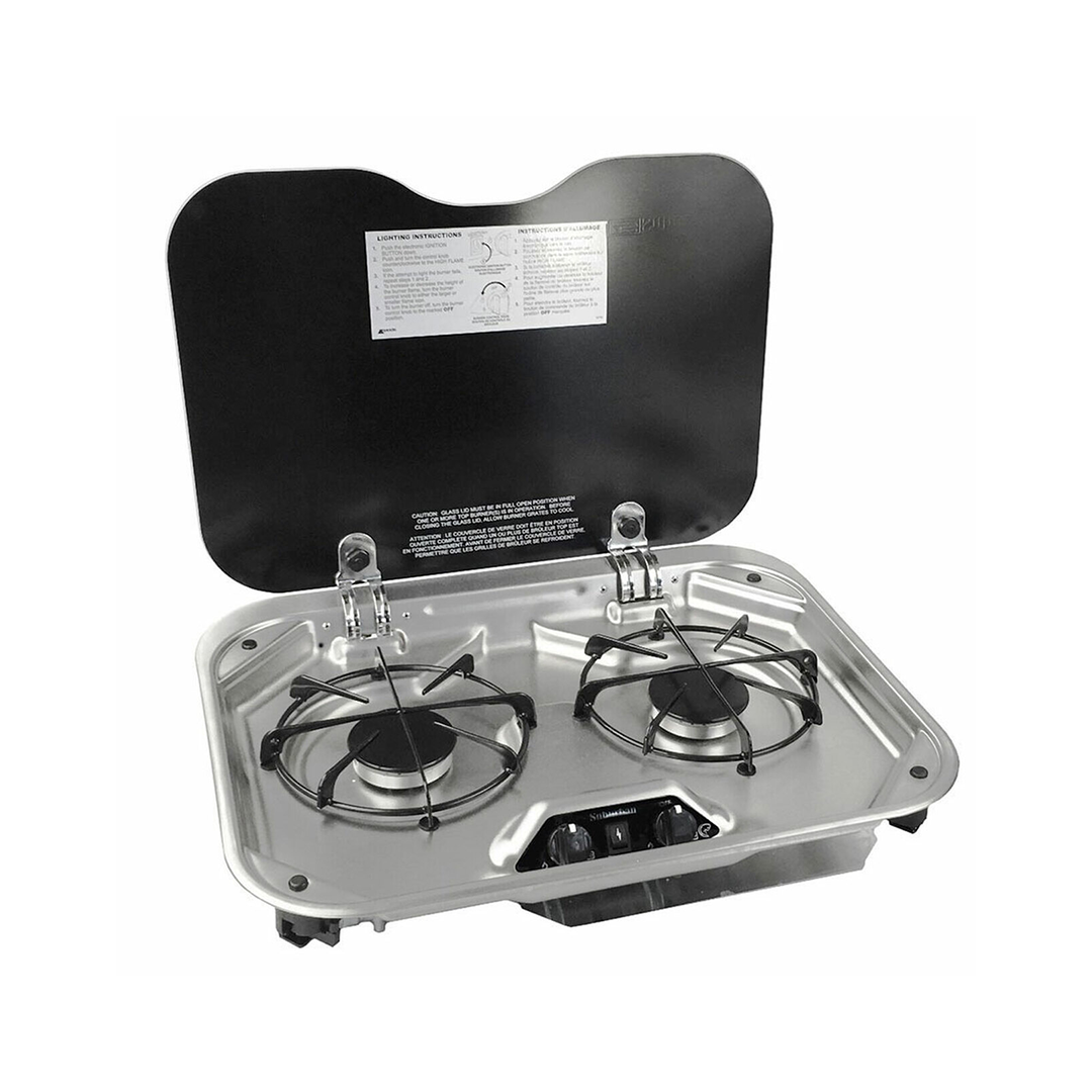 2 burner cooktop stove