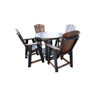 Wildridge Heritage Pub Set 48" Round Table and 4 Chairs Counter Height