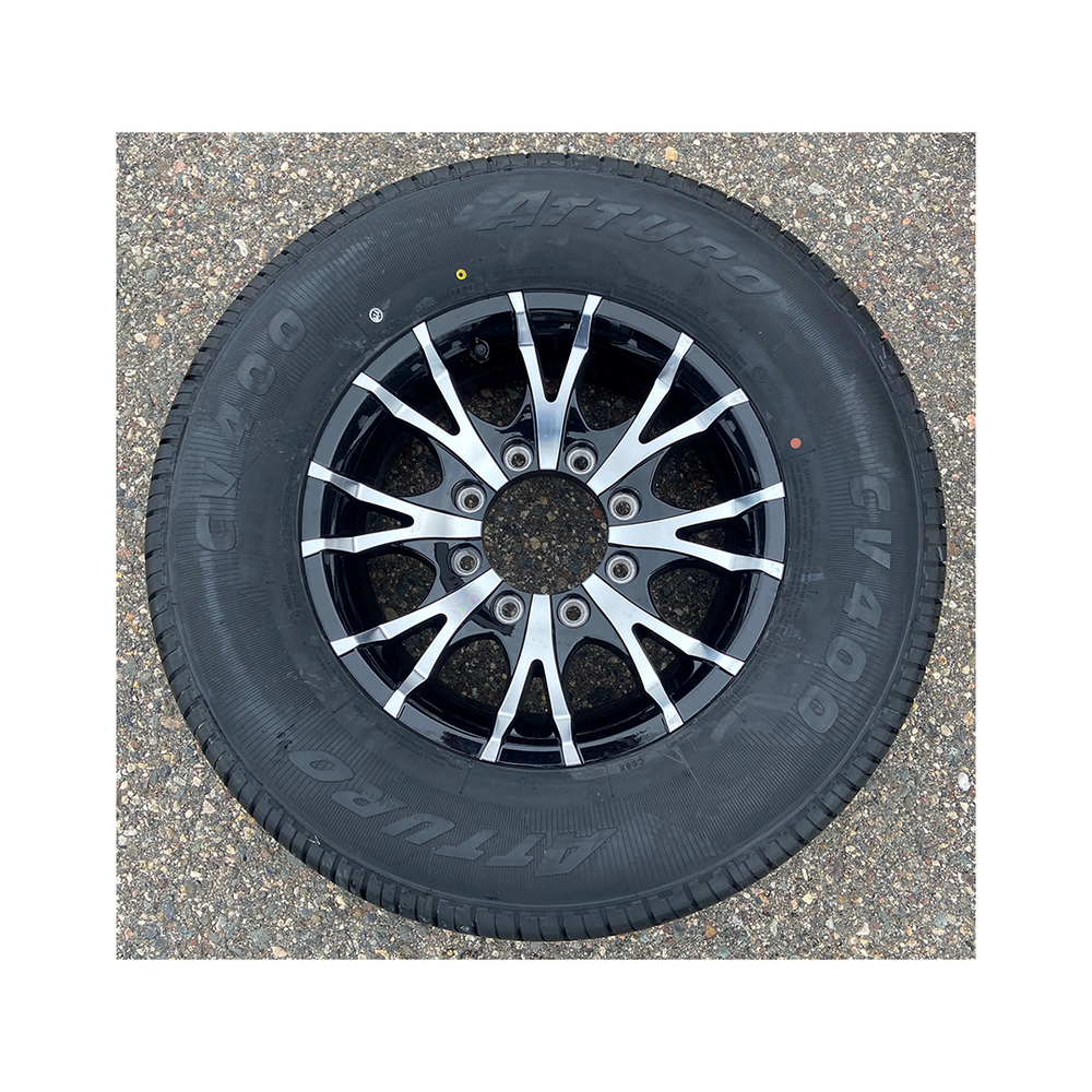 ST225/75R16 D/8H T07 Aluminum Karrier (SDL) Wheel