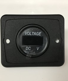12V Black Plate Volt Meter SP0181-15-801-12