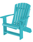 Heritage Adirondack Chair Aruba Blue