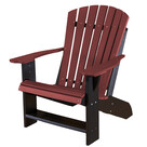 Heritage Adirondack Chair - Cherrywood with Black Frame
