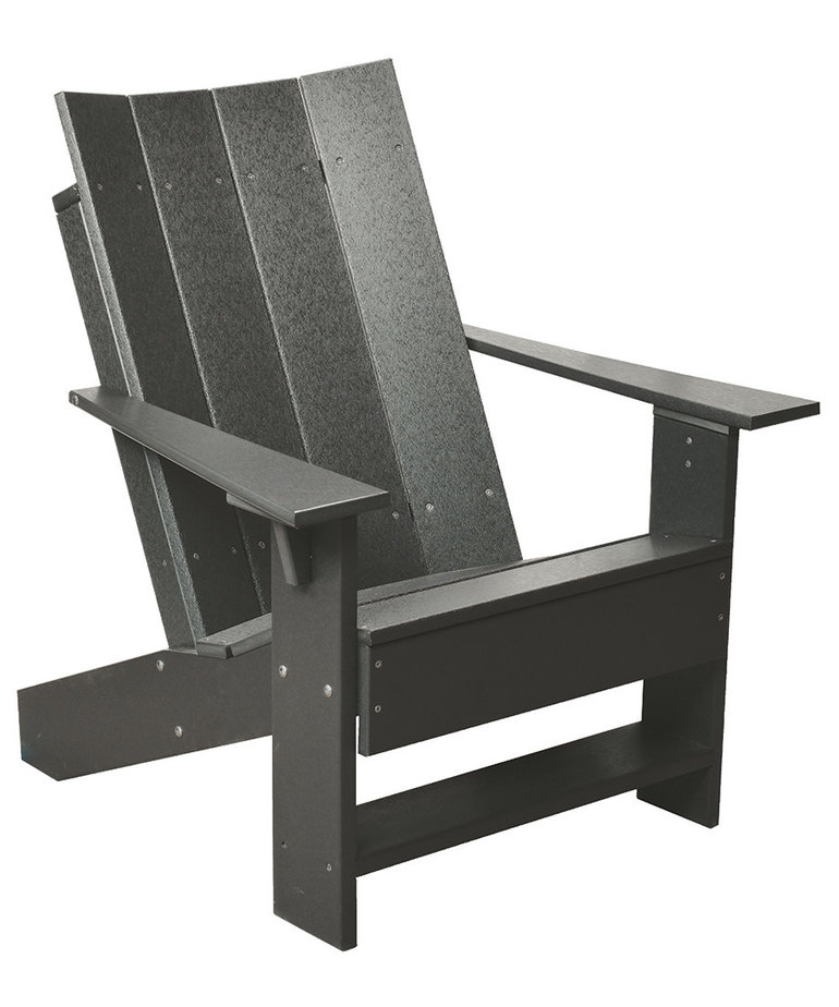Contemporary Adirondack Chair Dark Gray