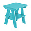 Two Tier End Table - Aruba Blue