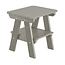 Two Tier End Table - Light Gray
