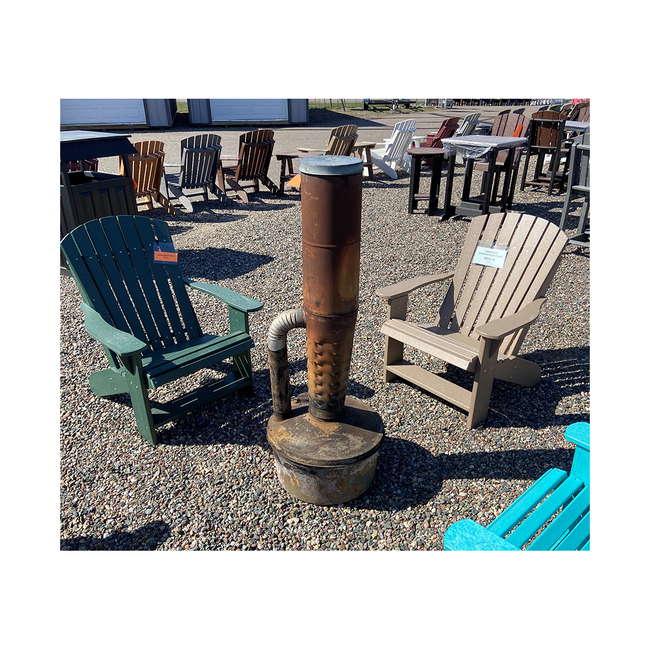 Tall Smudge Pot Patina