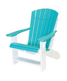 Heritage Adirondack Chair White/Aruba
