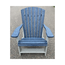 Heritage Adirondack Chair - Patriot Blue with Light Gray