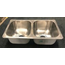 16X27 Stainless Steel Double Sink