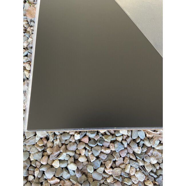 .040 Matte White & Black Siding  Aluminum - 4'x8' Sheet