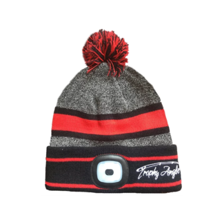 Black/Gray LED Light POM Hat