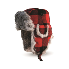 Plaid Alaskan Fur Hat