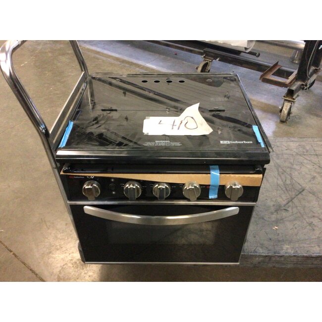 Suburban 17" 3 Burner Glasstop Range with Oven  337993-01-01A