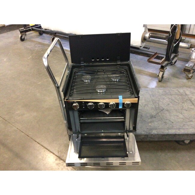 Suburban 17" 3 Burner Glasstop Range with Oven  337993-01-01A