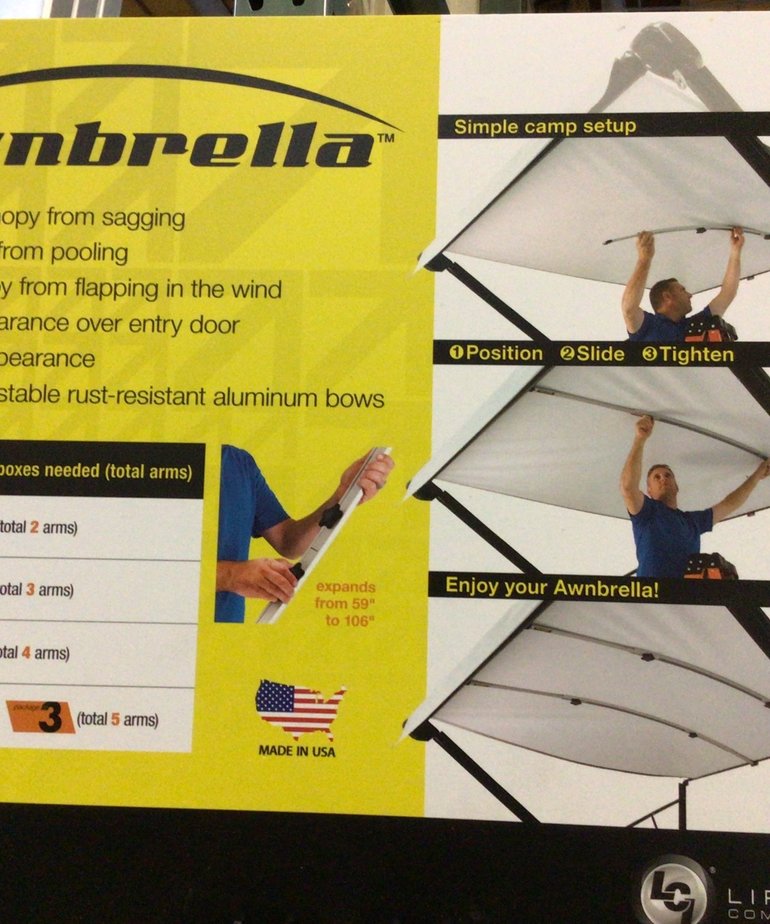 Awnbrella Awning support 3pack