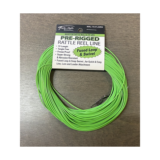 75’ Green Rattle Reel Line