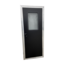 72"x28" Black Fiberglass Square Top Entrance Door